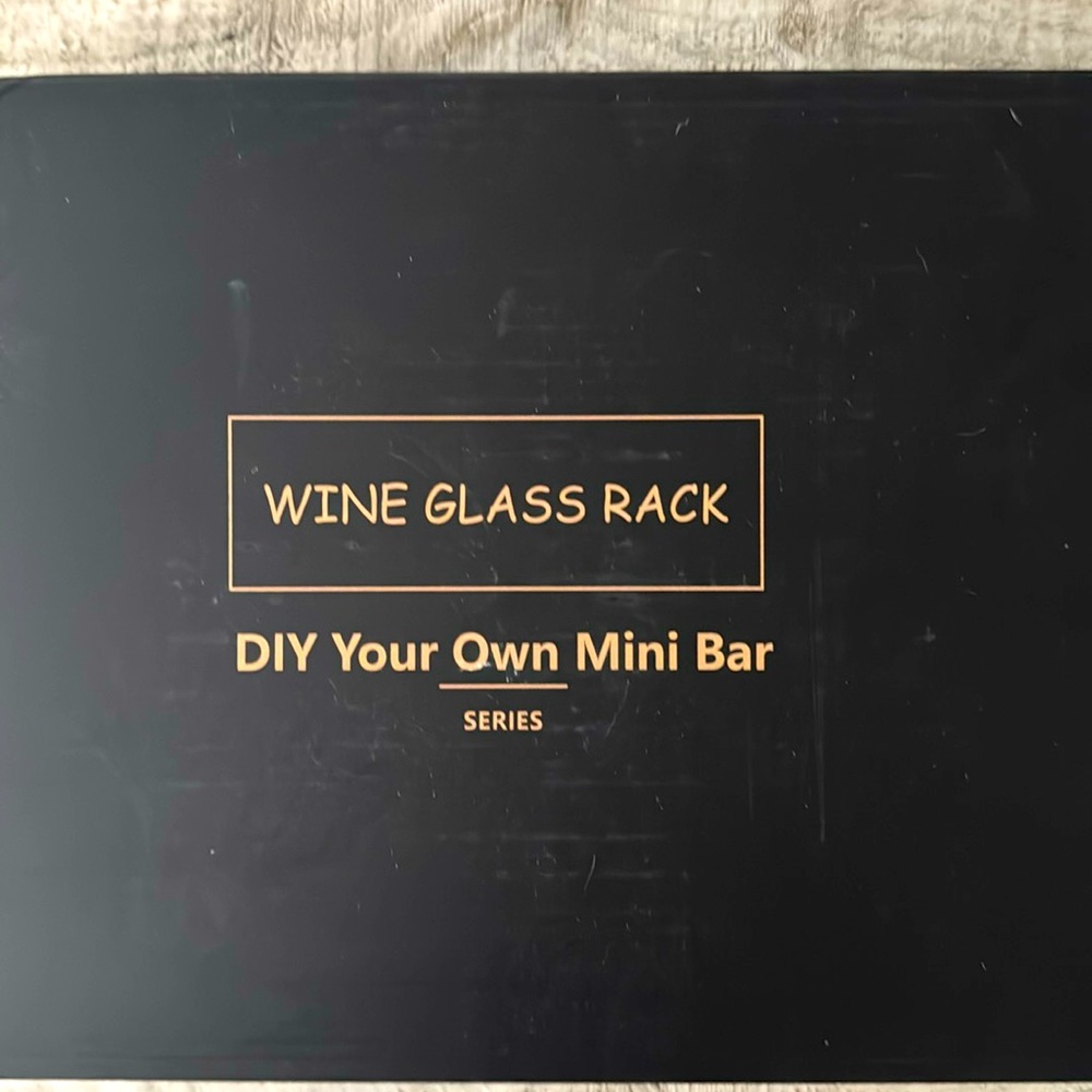 Wine glass rack